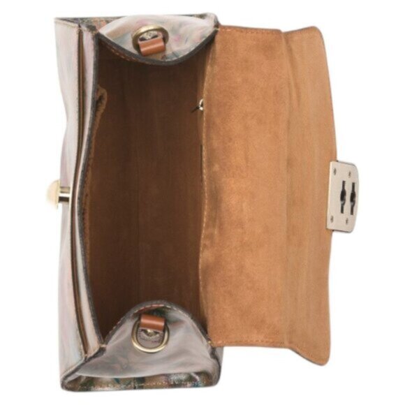 PATRICIA NASH Leather Chauny Top Handle Satchel Sienna Sunset Crossbody - Picture 5 of 13